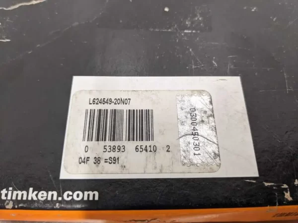 L624549-20N07, Timken, Tapered Roller Bearing