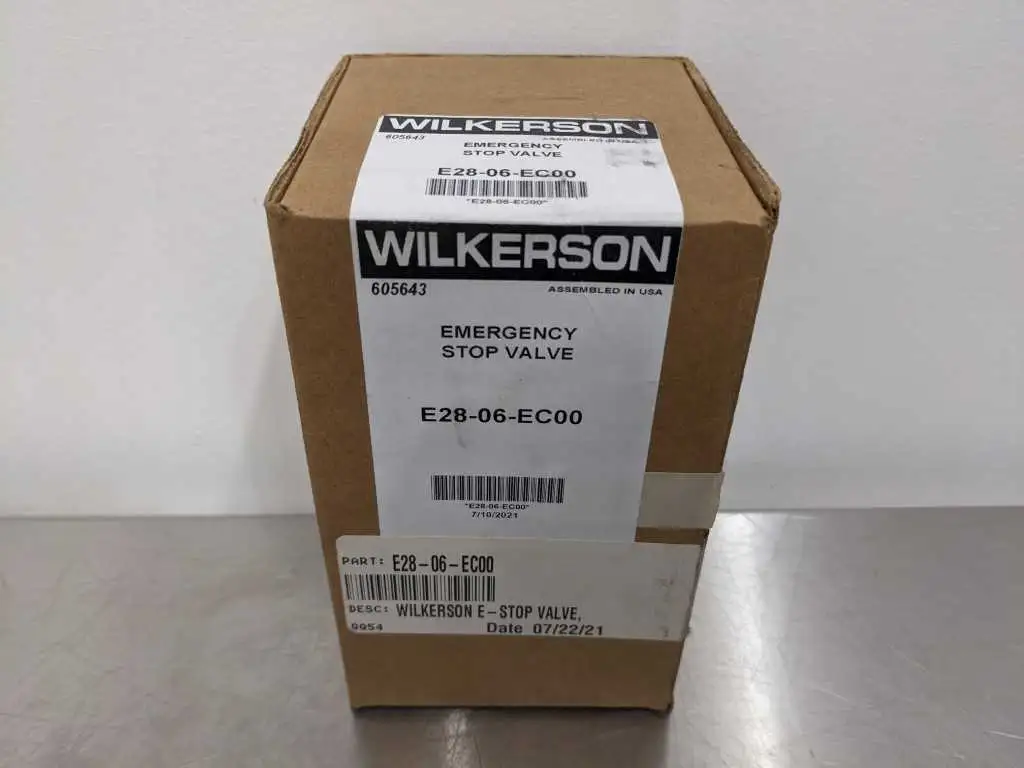 Wilkerson E28-06-EC00 Emergency Stop Valve E-Stop