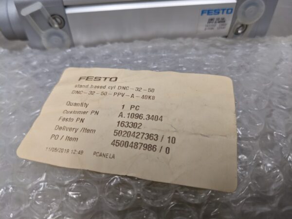 DNC-32-50-PPV-A-40K8, Festo, Pneumatic Cylinder 3259 8 Festo DNC 32 50 PPV A 40K8 1