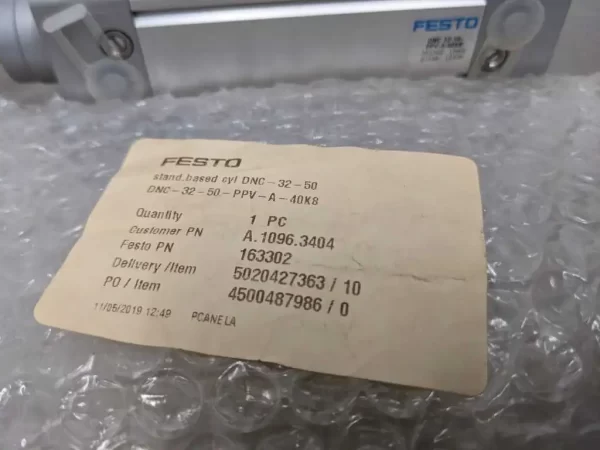 DNC-32-50-PPV-A-40K8, Festo, Pneumatic Cylinder