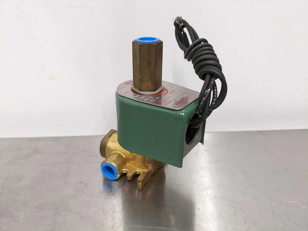 ASCO 8317A35 Solenoid Valve 1/4″ NPT 5-125 PSI 3 Way Air Gases Water LT Oil