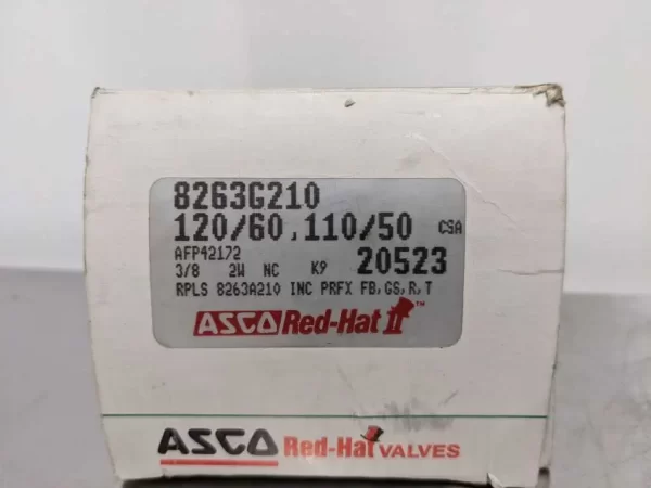 8263G210, ASCO, Solenoid Valve