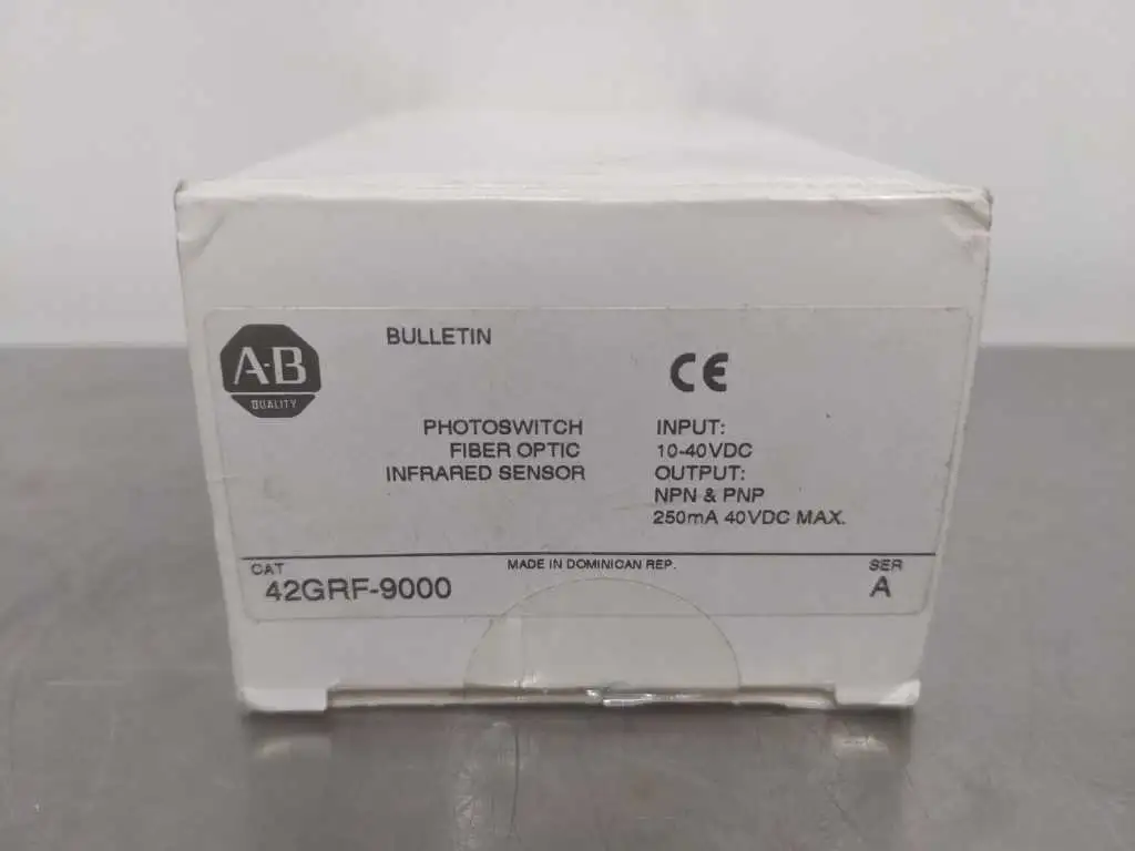 Allen-Bradley 42GRF-9000 Photoswitch Fiber Optic Infrared Sensor Ser A