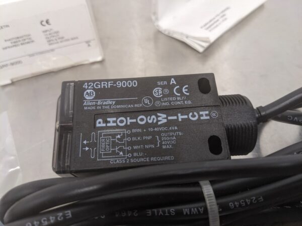 42GRF-9000, Allen-Bradley, Photoswitch Fiber Optic Infrared Sensor 3290 7 Allen Bradley 42GRF 9000 1