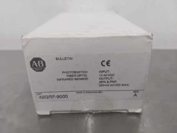 42GRF-9000, Allen-Bradley, Photoswitch Fiber Optic Infrared Sensor