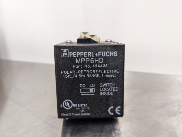 MPP6HD, Pepperl+Fuchs, Retroreflective Sensor 3297 7 Pepperl Fuchs MPP6HD 1