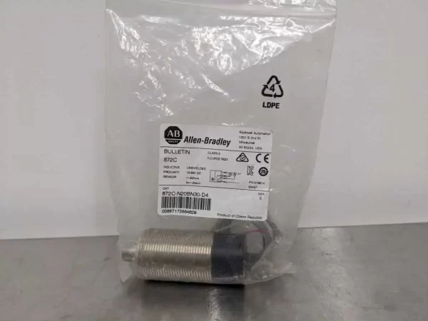 872C-N20BN30-D4, Allen-Bradley, Inductive Proximity Sensor