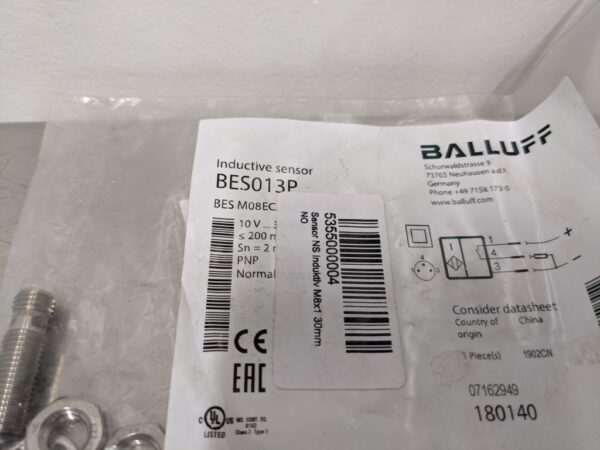 BES013P, Balluff, Inductive Standard Sensor