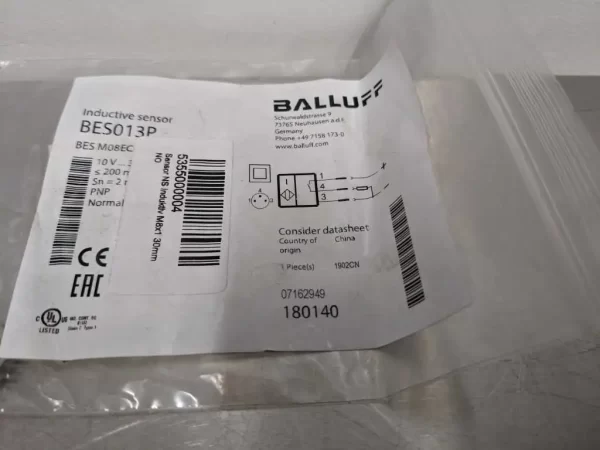 BES013P, Balluff, Inductive Standard Sensor