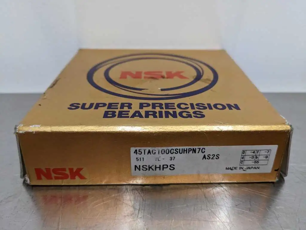 NSK 45TAC100BSUC10PN7B Ball Screw Support Bearing NSKHPS 511 YL-37 AS2S 1215