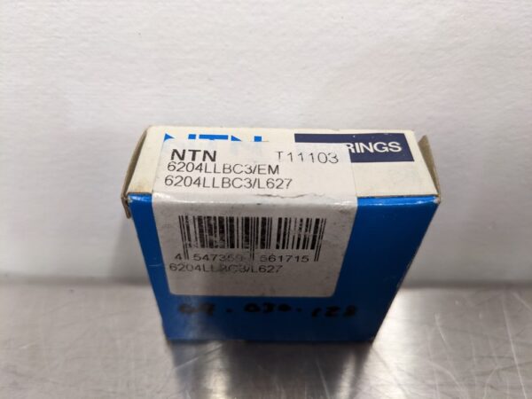 6204LLBC3/EM 6204LLBC3/L627, NTN, Double Sealed Radial Ball Bearing