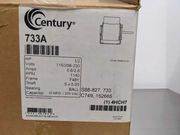 733A, Century, Motor