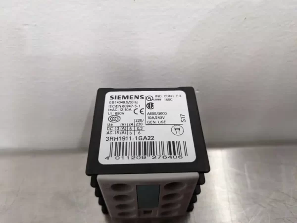 3RH1911-1GA22, Siemens, Auxiliary Switch Block