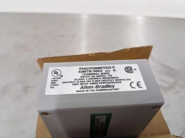 42MTB-5004, Allen-Bradley, Photoswitch Terminal Base