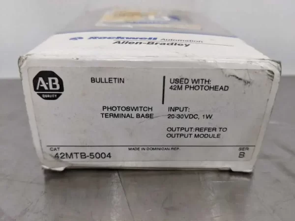 42MTB-5004, Allen-Bradley, Photoswitch Terminal Base