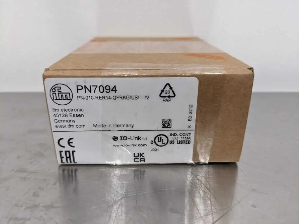 IFM Efector PN7094 Pressure Sensor with Display PN-010-RER14-QFRKG/US/ /V IO-Link