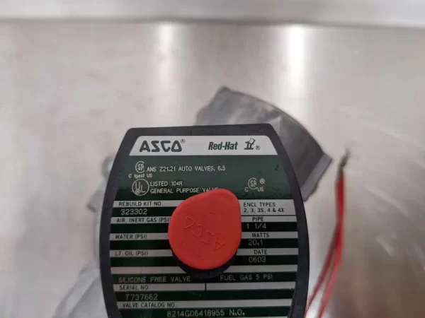 8214G06418955 N.O., ASCO, Solenoid Valve