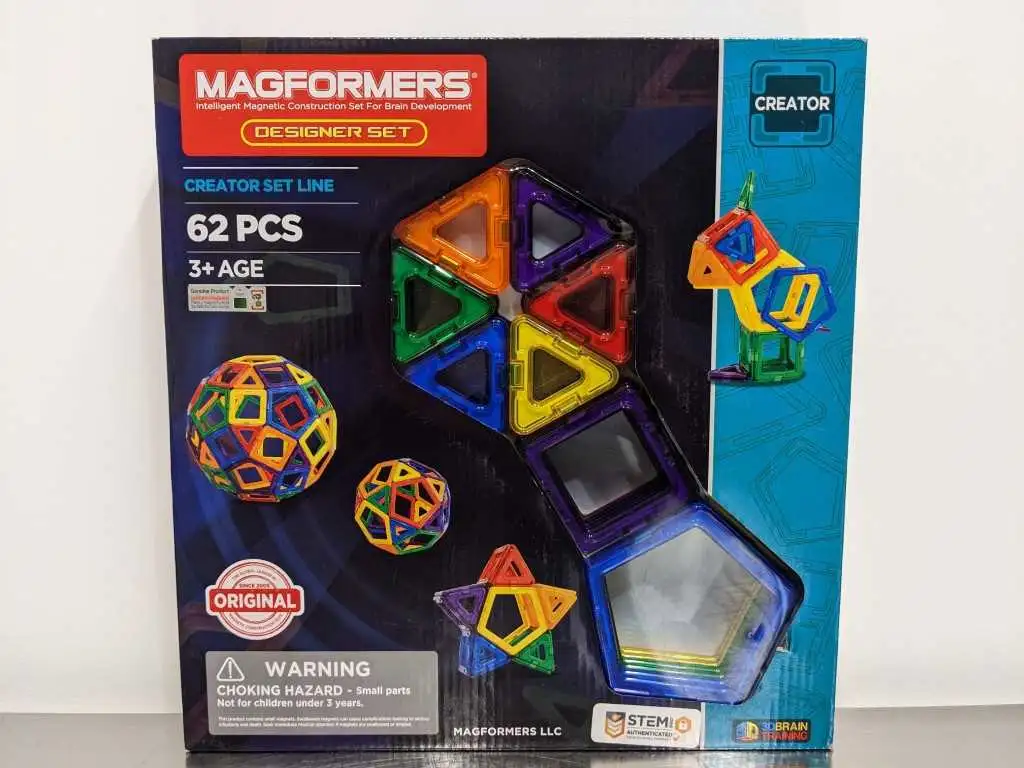 Magformers 63123 Creator Set Line 62 PCS Designer Set