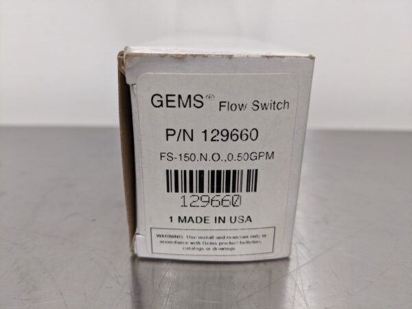 129660, Gems, Flow Switch