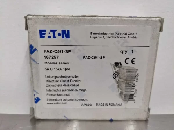 FAZ-C5/1-SP, Eaton, Miniature Circuit Breaker