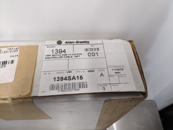 1394SA15, Allen-Bradley, Servo AQB To Motion Controller Cable 15 Ft