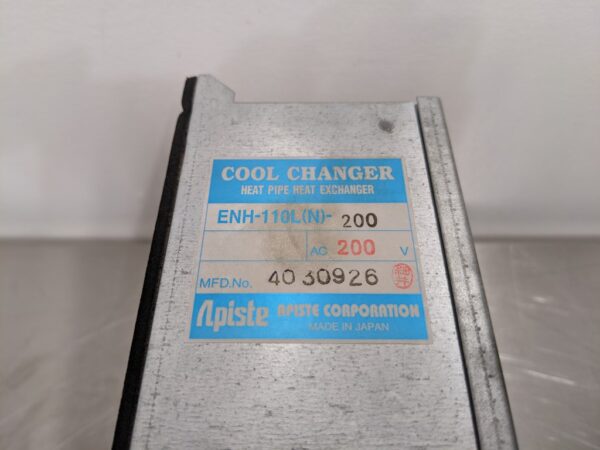 ENH-110L(N)-200, Apiste, Control Panel Heat Exchanger
