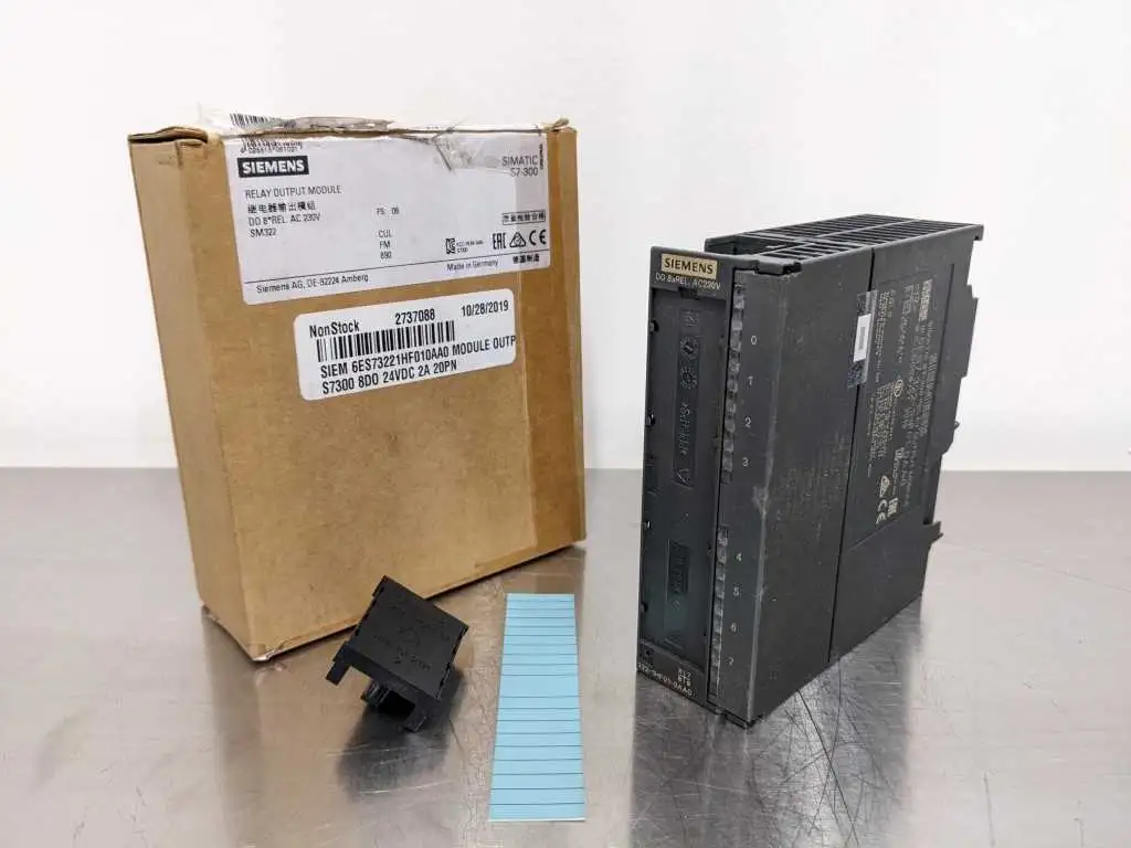 Siemens 6ES7 322-1HF01-0AA0 Relay Output Module DO 8*Relay AC 230V SM322