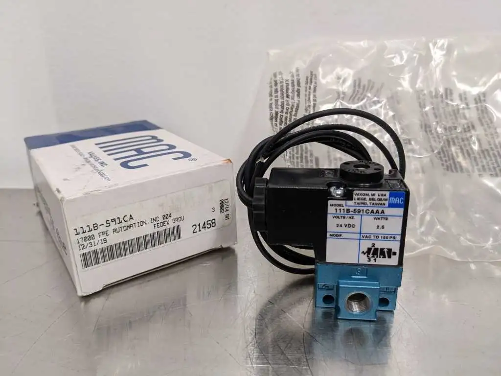 MAC 111B591CA Solenoid Valve New in Box