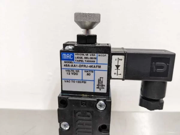 45A-AA1-DFRJ-4KAFM, MAC, Solenoid Valve