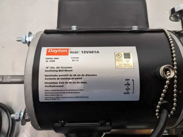 13V401A, Dayton, Motor Assembly