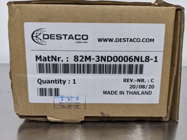 82M-3ND0006NL8-1, Destaco, Pneumatic Enclosed Power Clamp 3498 11 Destaco 82M 3ND0006NL8 1 1