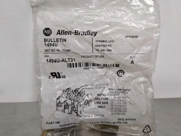 1494U-ALT31, Allen-Bradley, Terminal Lug Adapter Kit