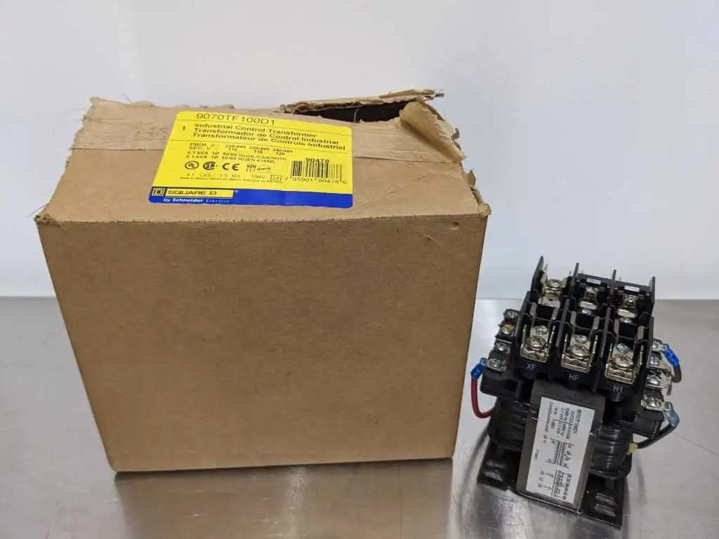 Square D 9070TF100D1 Transformer 0.1 KVA Pri 220/440 230/460 240/480 Sec 110/115/120