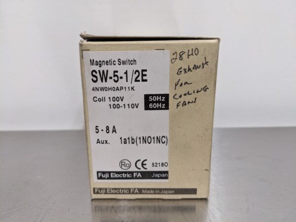 SW-5-1/2E, Fuji, Magnetic Switch 3565 10 Fuji SW 5 1 2E 1