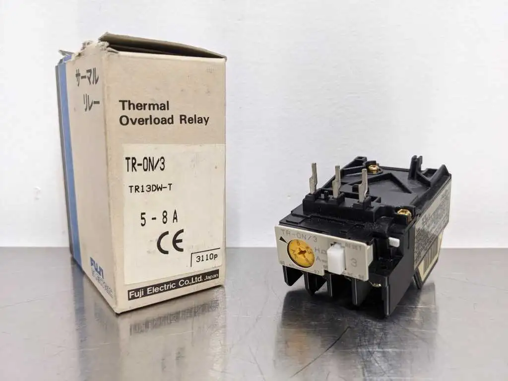 Fuji TR-0N/3 Thermal Overload Relay 5-8A TR13DW-T New in Box TR-ON/3