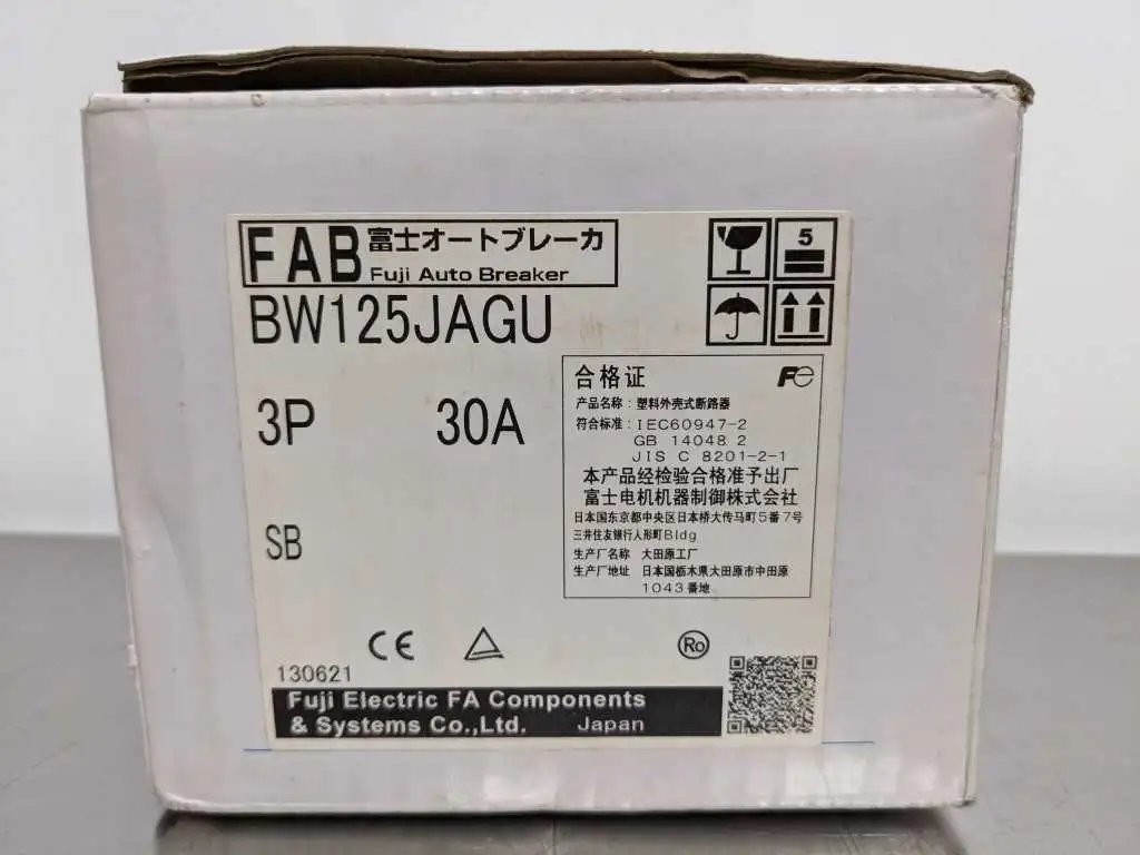 Fuji BW125JAGU-3P030SB Auto Breaker 30A New in Box