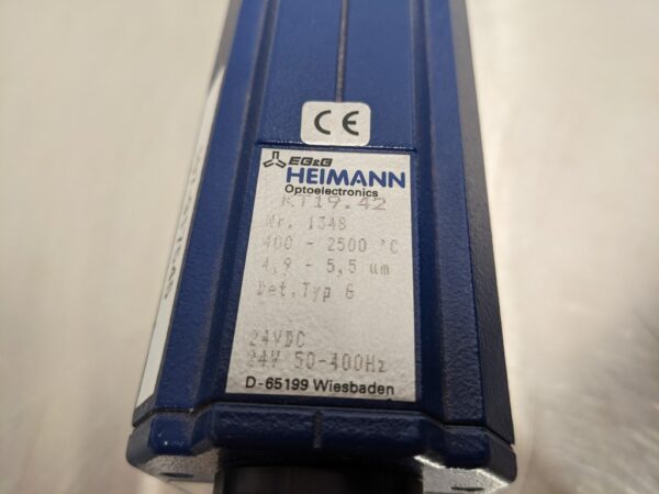 KT19.42, EG&G Heimann, Pyrometer Infrared Thermometer 3573 8 EGandG Heimann KT19 42 1