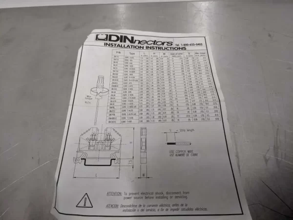 DN-T10 EURO 4, DINnectors, DIN Rail Termination Blocks