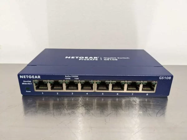 GS108v4, Netgear, ProSafe 8 Port Gigabit Switch v4