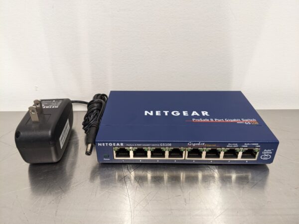 GS108v3, Netgear, ProSafe 8 Port Gigabit Switch v3 3581 1 Netgear GS108v3 1