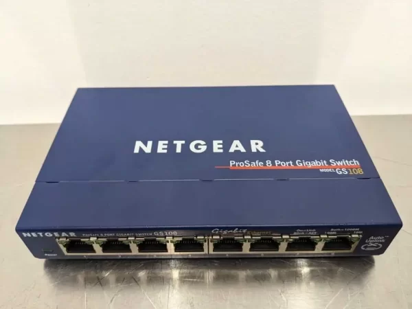 GS108v3, Netgear, ProSafe 8 Port Gigabit Switch v3