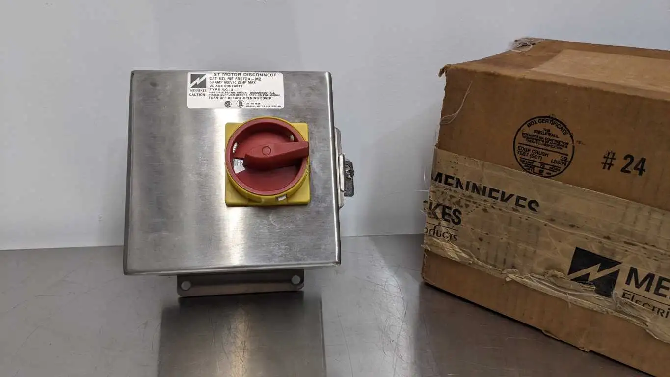 Mennekes ME 60ST2A-M2 Stainless Steel Motor Disconnect 60A 600VAC 20HP Max Type 4x 12