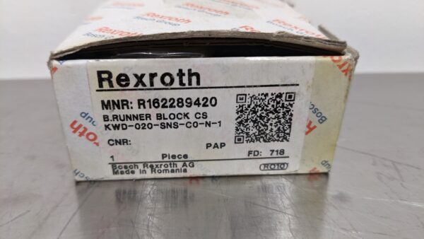 R162289420, Rexroth, Ball Runner Block Carbon Steel 3617 7 Rexroth R162289420 1