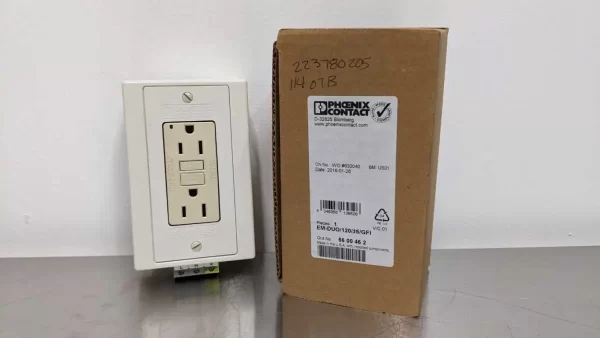 EM-DUO/120/15/GFI, Phoenix Contact, DIN Rail Power Outlet