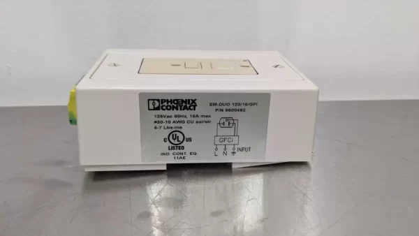 EM-DUO/120/15/GFI, Phoenix Contact, DIN Rail Power Outlet