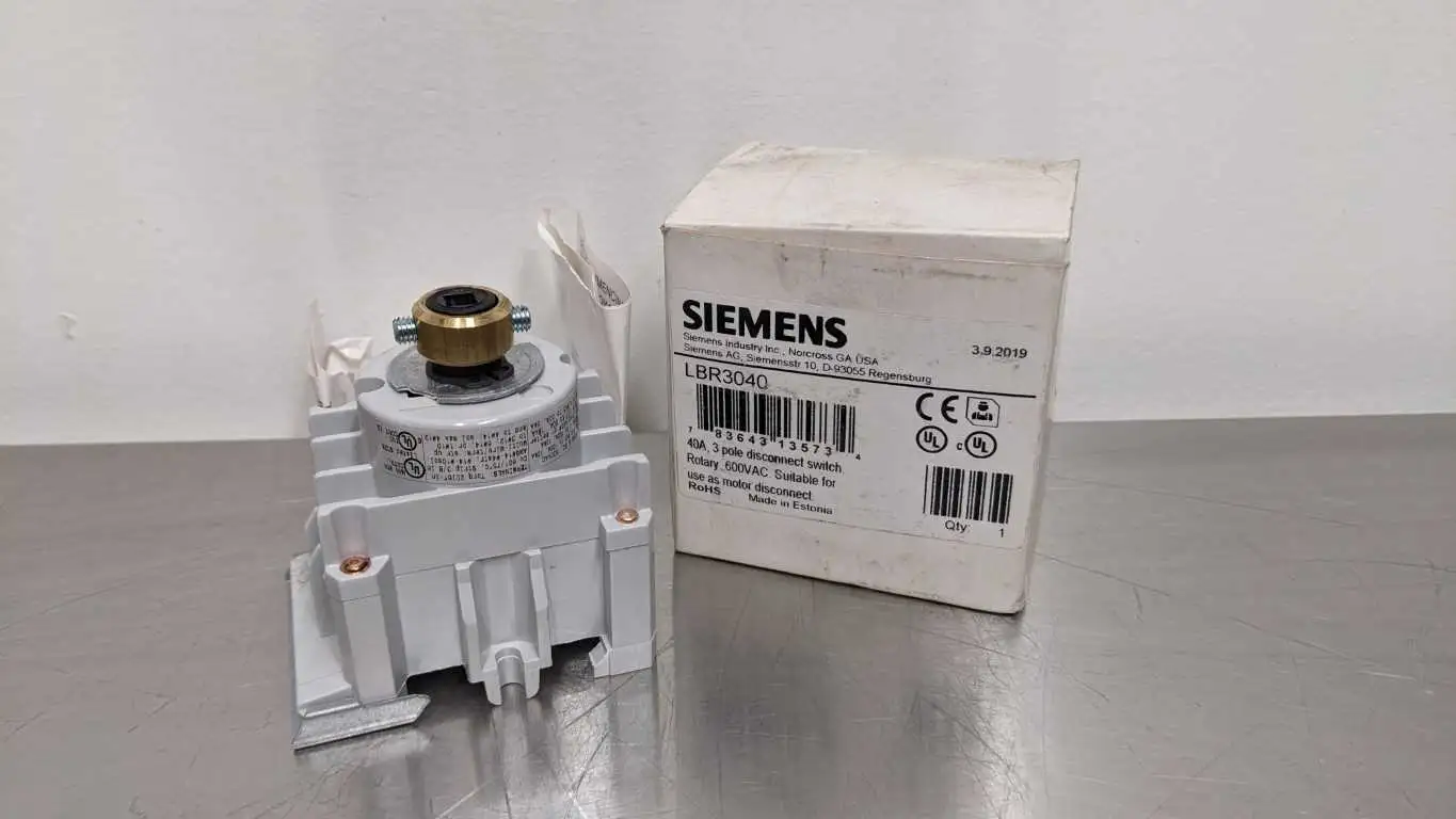 Siemens LBR3040 Rotary Switch 40A 3P 600, VAC