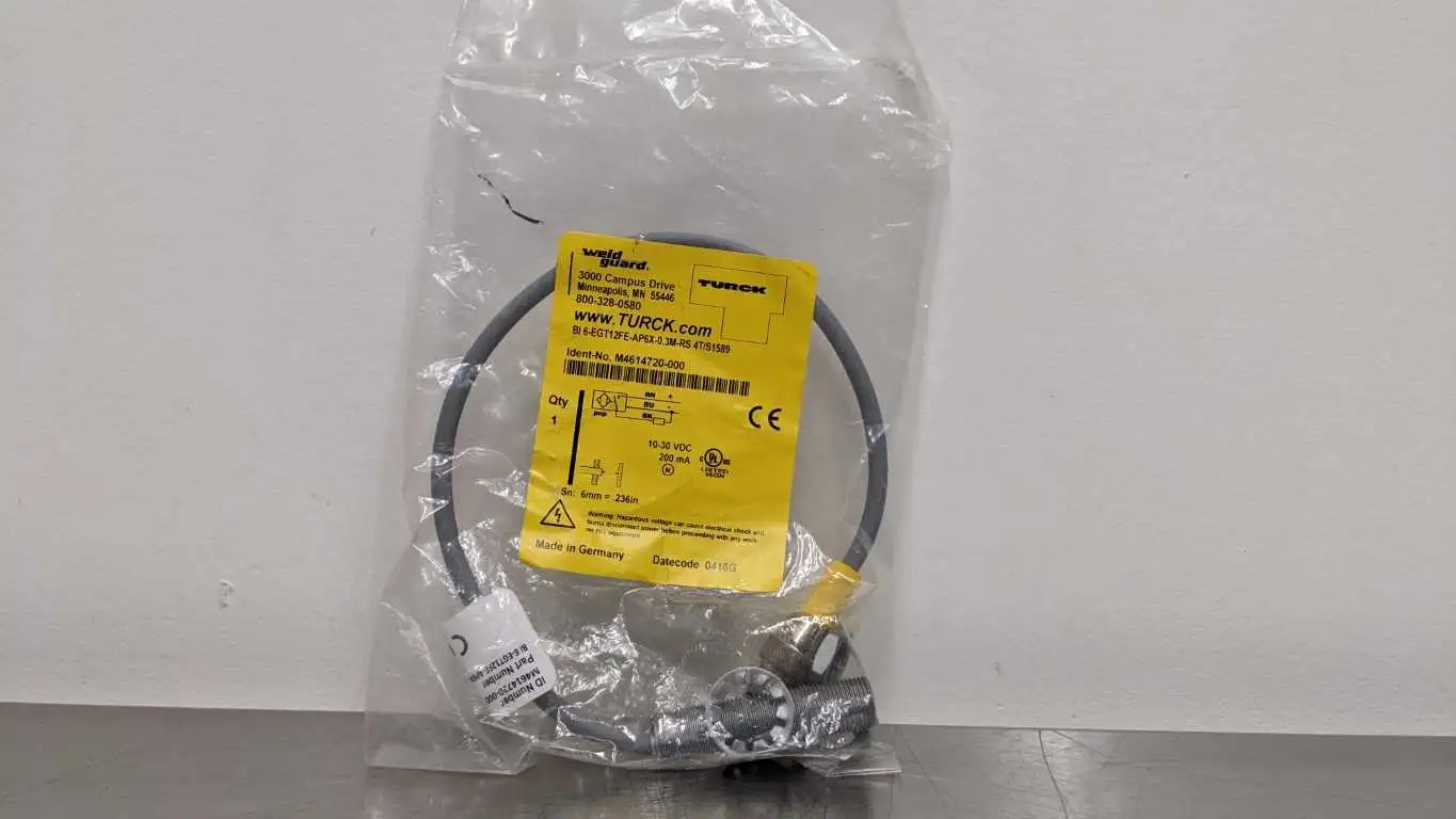 Turck BI 6-EGT12FE-AP6X-0.3M-RS 4T/S1589 Proximity Sensor 6mm M4614720-000