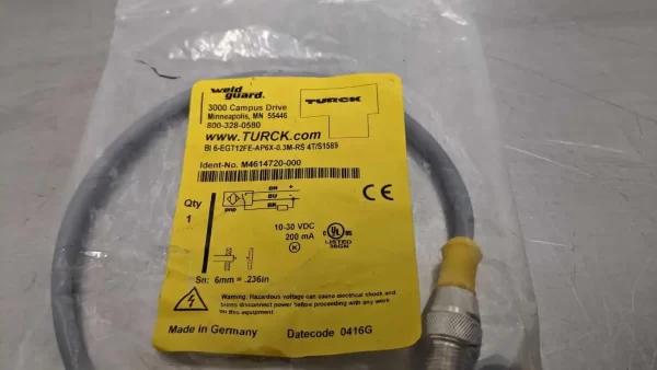 BI 6-EGT12FE-AP6X-0.3M-RS 4T/S1589, Turck, Proximity Sensor