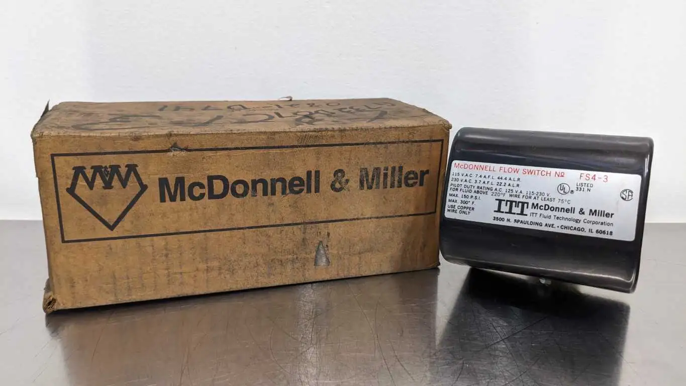 McDonnell & Miller FS4-3 Flow Switch 1″ NPT