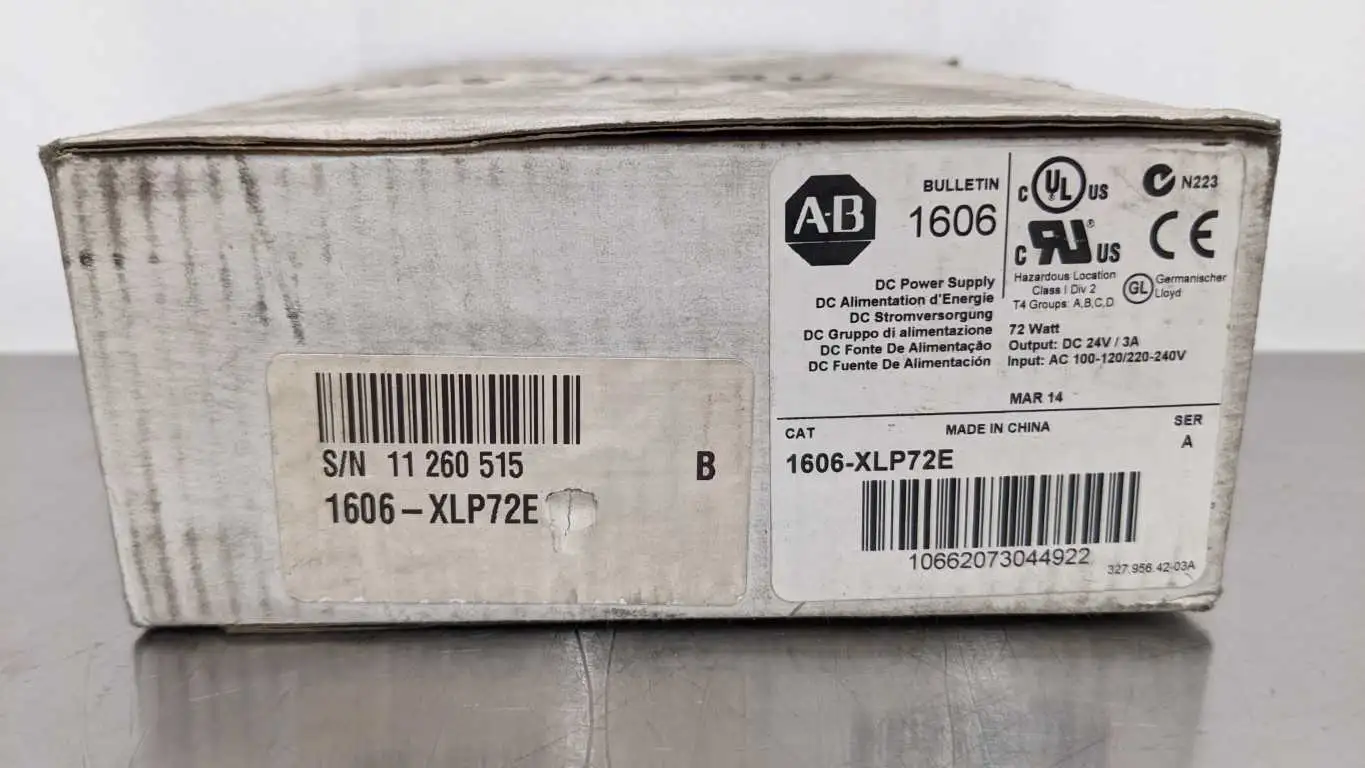 Allen-Bradley 1606-XLP72E DC Power Supply